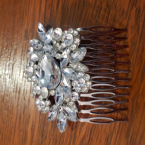 Hair Vintage Crystal Studded Hair Comb Poshmark